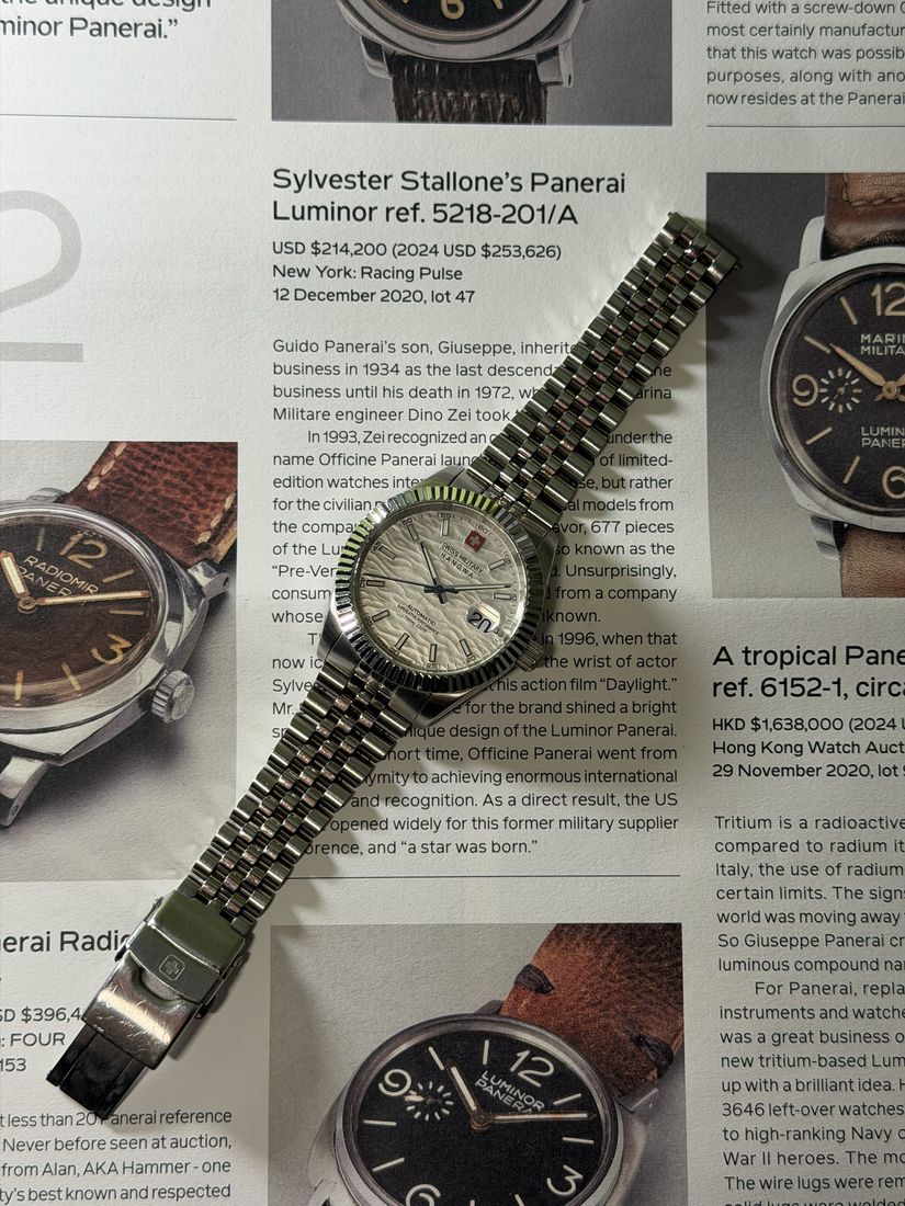 Die Uhr am Handgelenk